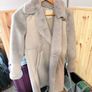 River Island Faux Fur & SuedeLook Coat Size S Image 2