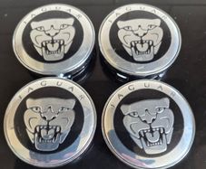 Jaguar caps BLACK (For Aftermarket) FREE POST