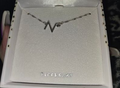 N silver pendant tipperary crystal . In gift box  brand new