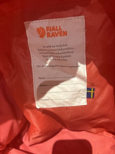 FJALLRAVEN Kanken Back Pack - Hand / Carrier Bag - Rose Pink
