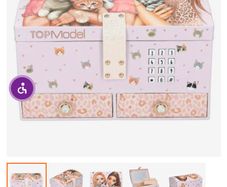Top model jewllery box - pin opening, plays song