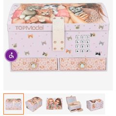 Top model jewllery box - pin opening, plays song