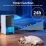 Dehumidifier for Bedroom, 2300ml Small Dehumidifiers with Auto Shut Off, 24H Timer, Auto Defrost & 7 Colour Light, Portable Dehumidifier for Bathroom, Wardrobe and Basement Image 8
