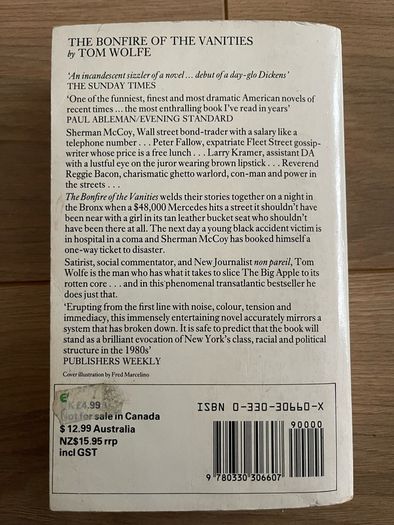Bonfire of the Vanities (Tom Wolfe)