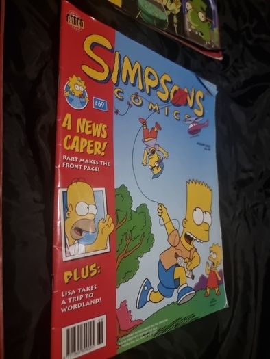 Four Simpsoms comics. Early 2000s.