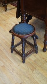 Vintage Oak Pub Stool - 8 Available
