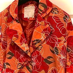 Lightweight Floral Above-the-Knee Statement Jacket
