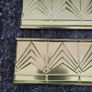 Vintage set of six 3ft embossed wall panels Image 2