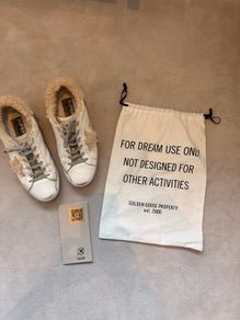 Golden Goose shearling superstar trainers