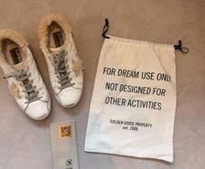 Golden Goose shearling superstar trainers
