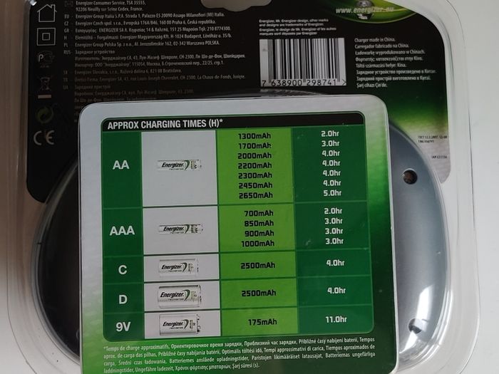 Energizer Battery Charger
