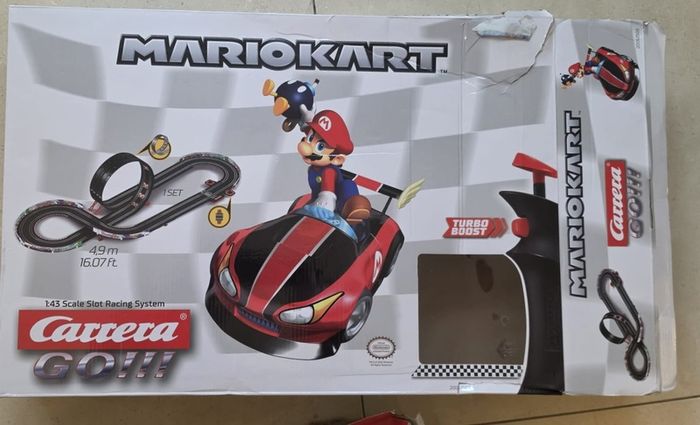 Mario Kart racing track set