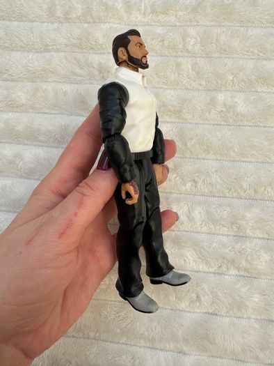 WWE Mattel Basic Series 77 Corey Graves Wrestling neck and legs are too loose Used Please see photos