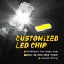 H4 HB3 Led Canbus No Error Motorcycle Headlight Bulb 1500LM 6000K White Hi/Lo Beam Light H4 Led Motorcycle Motor Bike Cycle Lights Headlight Image 2