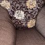 Brown sofa with armchair Image 7
