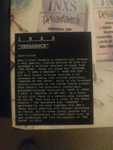 INXS Dekadance lp