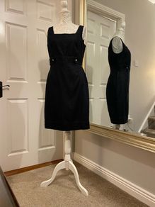 Dress navy pinafore,