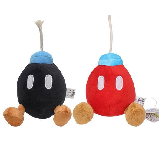 4 Super Mario Bomb omb black and red