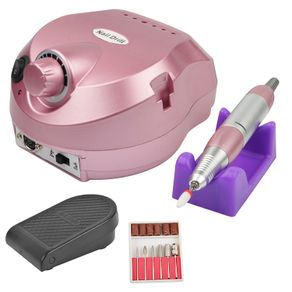30000RPM Electric Nail Drill Machine Pro Nail File Drill Bits Pedicure Manicure ROSE GOLD