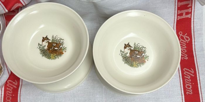 Vintage Carrigaline set of 6 cereals bowls /sionnach