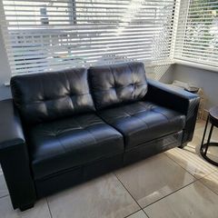 leather sofa