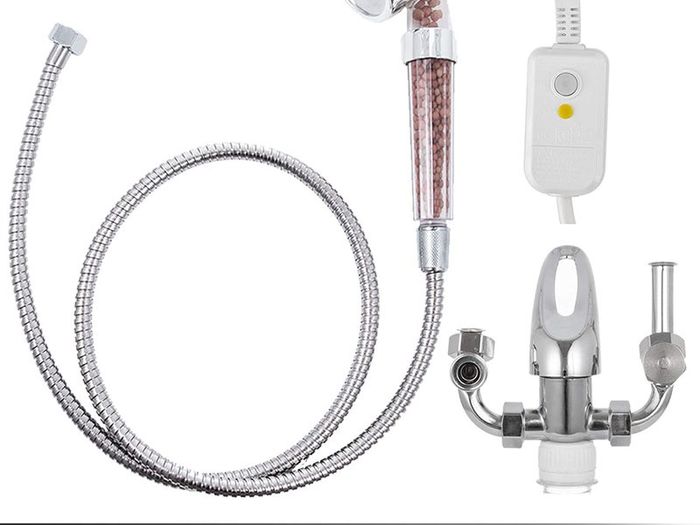 Electric Hot Water Tank 2 kW, Water Heater 45 L, Temperature Adjustment