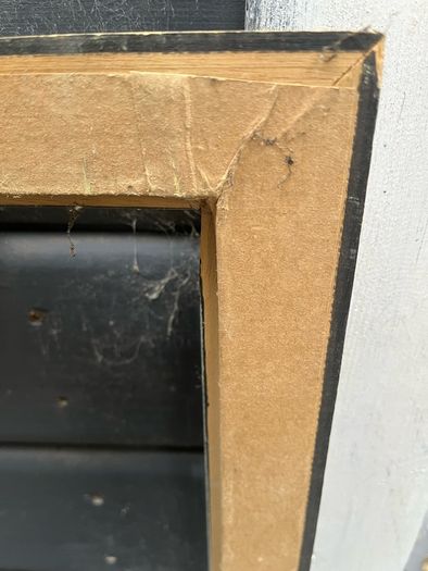 frame black inner size 74 x 64 cm