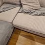 Large grey corner sofa Image 5