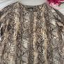 top savida animal print long tunic style top size 12 Image 6