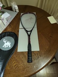 Squash racket and case