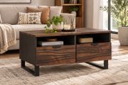 Walnut Coffee Table Engineered Wood