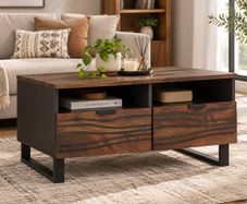 Walnut Coffee Table Engineered Wood