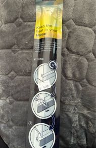 Hall door draught excluder and threshold