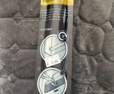 Hall door draught excluder and threshold