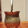 Vintage brass holy water bucket / flower vase Image 5