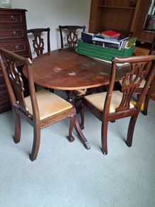 Antique diningroom chairs