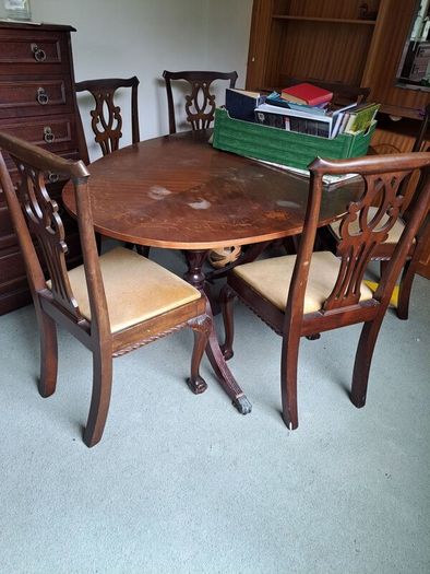 Antique diningroom chairs