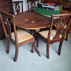 Antique diningroom chairs