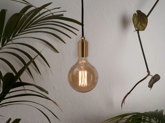 2 New Gaia Plug-In Pendants by Tala with Dimmible Light bulbs