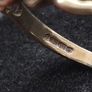 Vintage Fully Hallmarked Gold Garnet Ring Birmingham  Size 57 Image 8