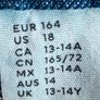 H&M loose fit straight leg jeans - 13-14 years Image 2