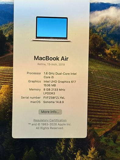 Macbook  Air 2019