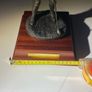 Signed Tom Mackie Sculpture Of A Golfer, Cold Cast Bronze Image 8