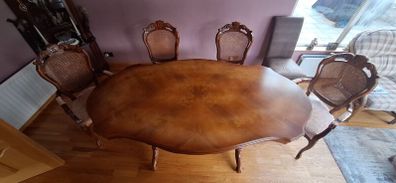 Inlaid Italian Rosewood Dining Room set