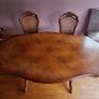 Inlaid Italian Rosewood Dining Room set Image 3