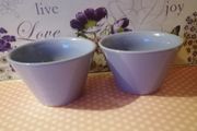Set of 2 Purple Bowls