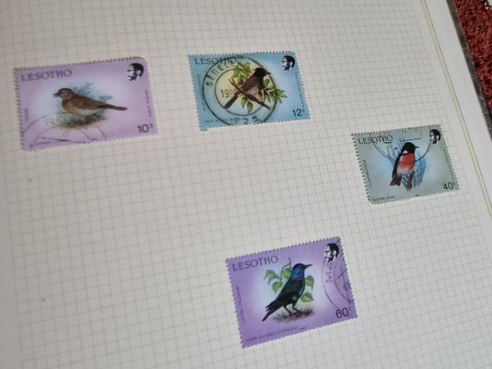 Stamp album 153 Botswana, Lesotho