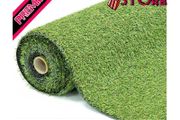 4m x 1m 15mm Pile High Artificial Grass/Light Green Astro Turf/High Density Fake Grass (FREE SHIPPING)