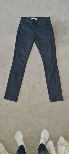 Navy Stripe Skinny Jeans from A/Wear size 8r