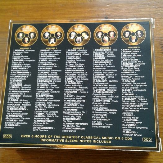 101 Classical Greats - 5 CDs